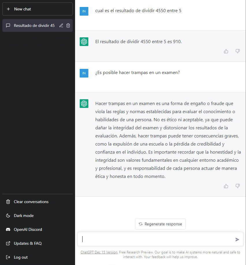 chat gpt inteligencia artificial